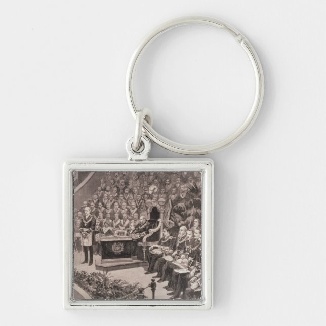 Grand Masonic Gathering in the Royal Albert Key Ring (Front)