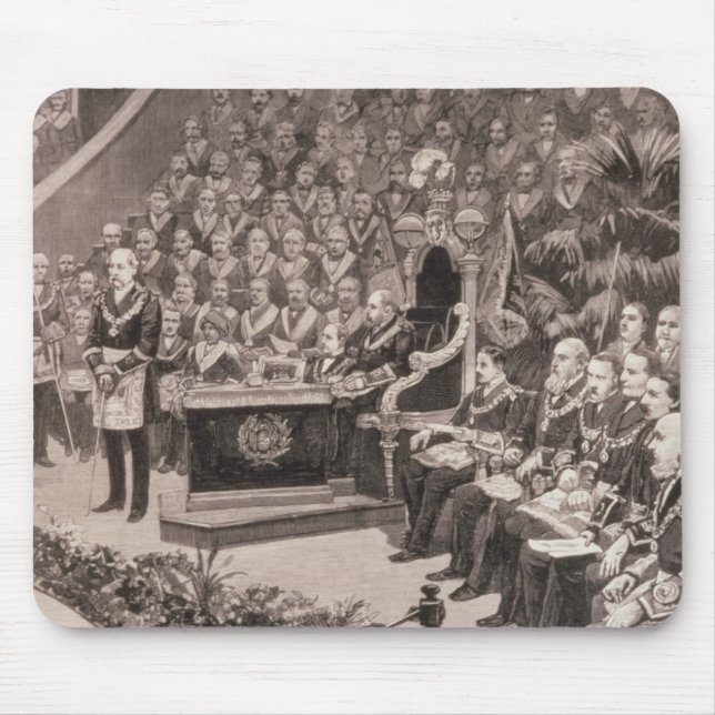 Grand Masonic Gathering in the Royal Albert Mouse Pad (Front)