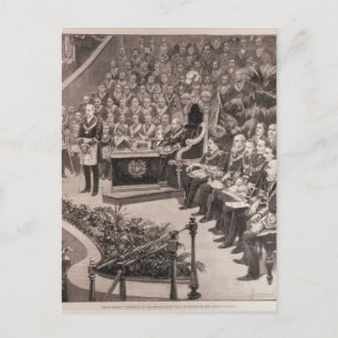 Grand Masonic Gathering in the Royal Albert Postcard