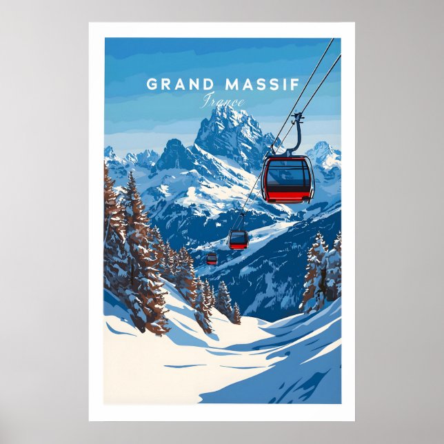 Grand Massif Ski Print 1 (Front)