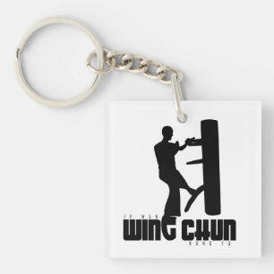 Grand Master - Ip Man "Wing Chun" Wooden Dummy Key Ring
