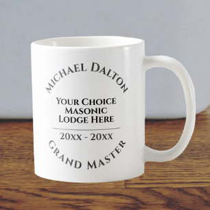 Grand Master Masonic Coffee Mug