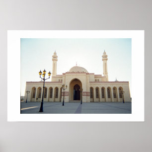 Grand Mosque Entrance, Manama, Bahrain Poster