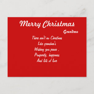 Grand mother christmas postcards