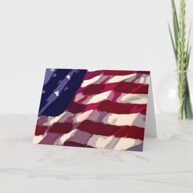 Grand Old Flag Card (Front)