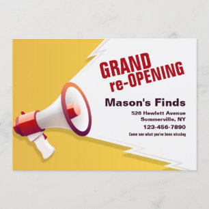 Grand Opening Announcement