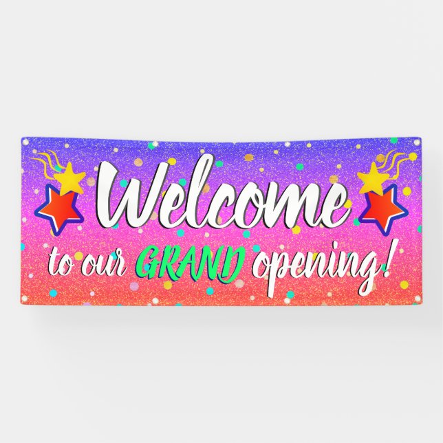 Grand Opening Banner (Horizontal)
