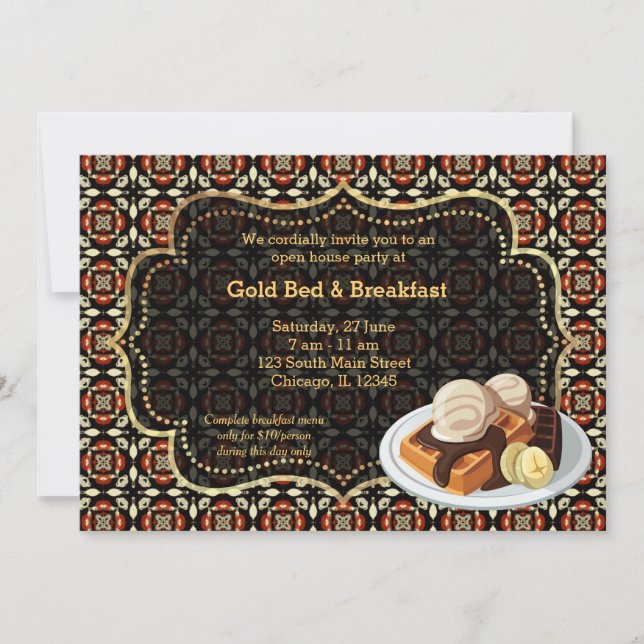 Grand Opening Bed & Breakfast Invitation (Front)