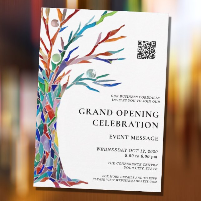 Grand Opening Business QR Code Invitation (Creator Uploaded)