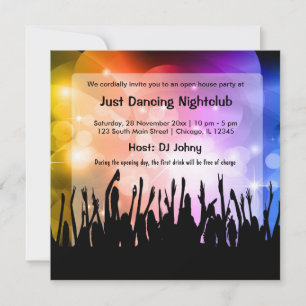 Grand Opening NightClub Invitation