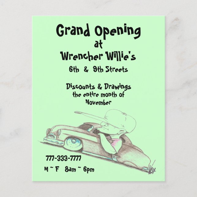 Grand Opening Quality glossy Flyers (Front)