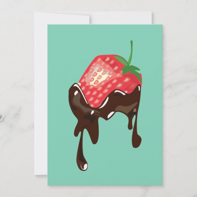 Grand Opening- Strawberry Invitation (Front)