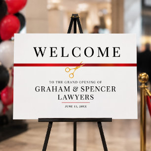 Grand Opening Welcome Sign