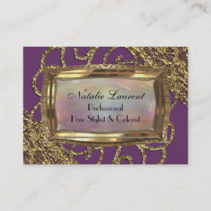 Grand Orchid Fillmore Elegant Professional Business Card