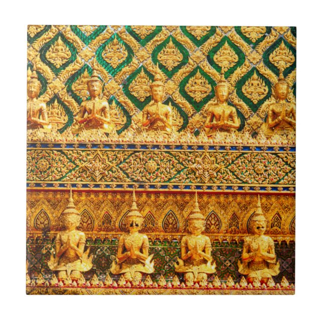 Grand Palace In Bangkok, Thailand Ceramic Tile (Front)
