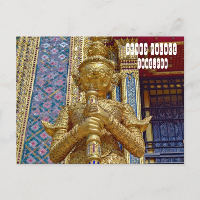 Grand Palace Statues Postcard (Front)