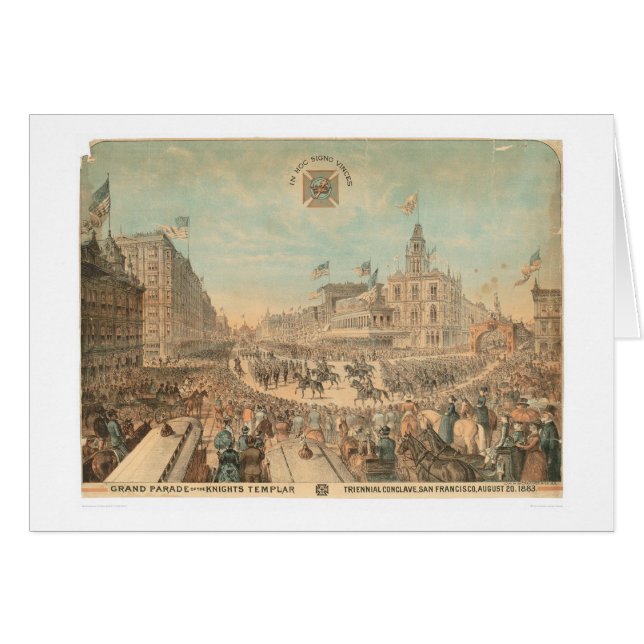 Grand Parade of the Knights Templar (1294A) (Front Horizontal)