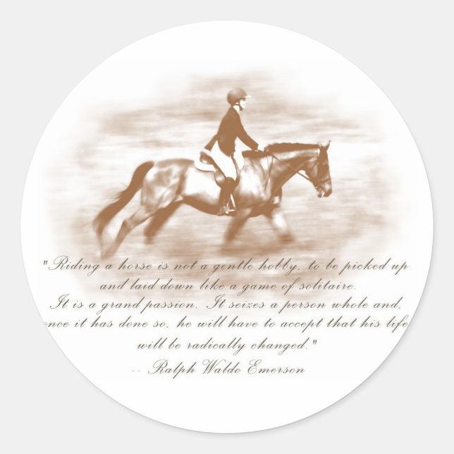 Grand Passion Classic Round Sticker (Front)