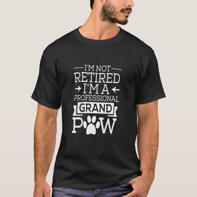 Grand Paw  Grandpa Grandpaw  Dog   Men T-Shirt (Front)