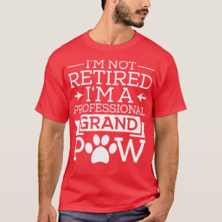 Grand Paw Grandpa Grandpaw Gifts Dog Lover Gift M T-Shirt