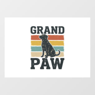 Grand Paw Vintage Dog Grandpa Shirt Design_1