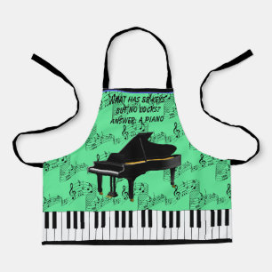 GRAND PIANO All-Over Print Apron