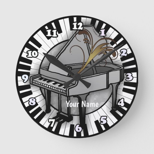Grand Piano  clock (Front)