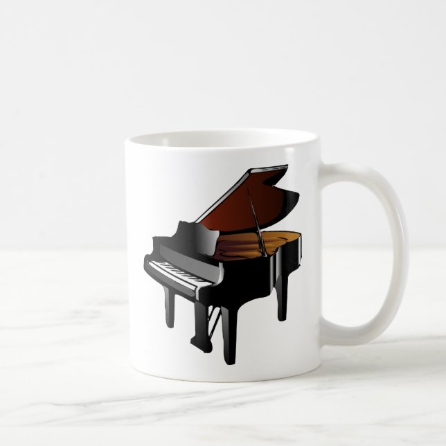 Grand Piano Coffee Mug (Right)