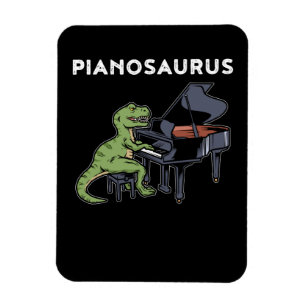Grand Piano Gift Kids Pianist Dinosaur Music Piano Magnet