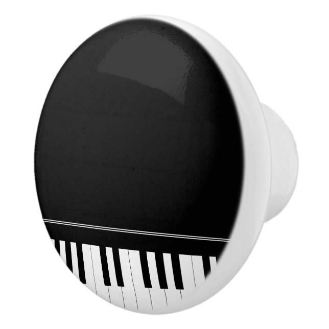 Grand Piano music room themed Ceramic Knob (Right)