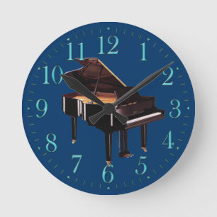 Grand Piano Music-themed Wall Clock