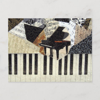 Grand Piano Postcard