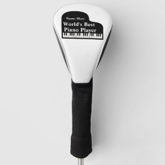Grand Piano World's Best Piano Player Golf Head Cover