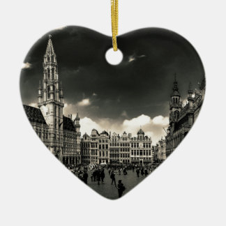 Grand-Place, Brussels, Belgium Ceramic Ornament