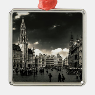 Grand-Place, Brussels, Belgium Metal Tree Decoration