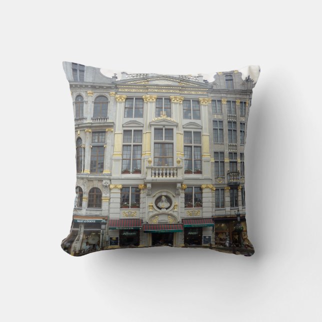 Grand Place Brussels photo pillow (Front)