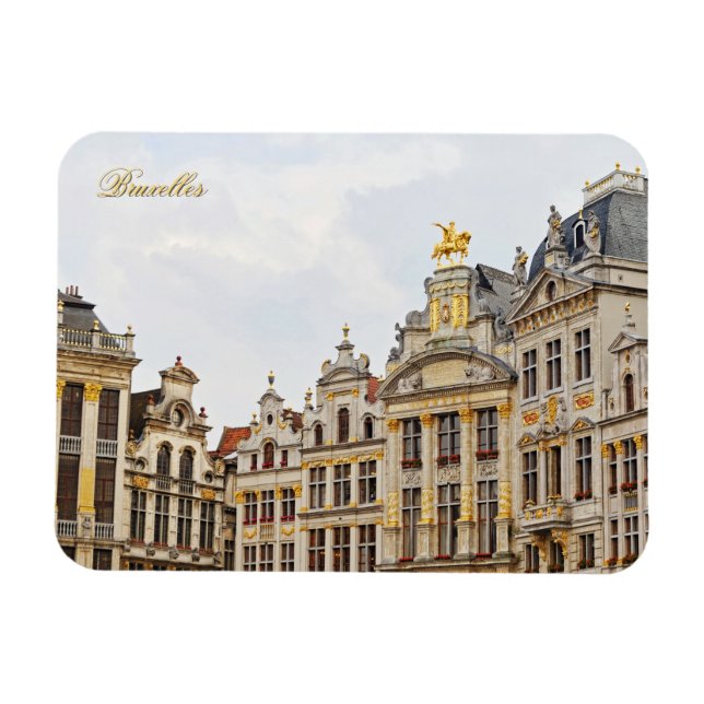 Grand Place in Brussels Magnet (Horizontal)
