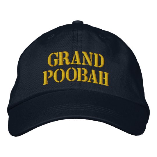 GRAND POOBAH Embroidered Cap | Zazzle.com.au