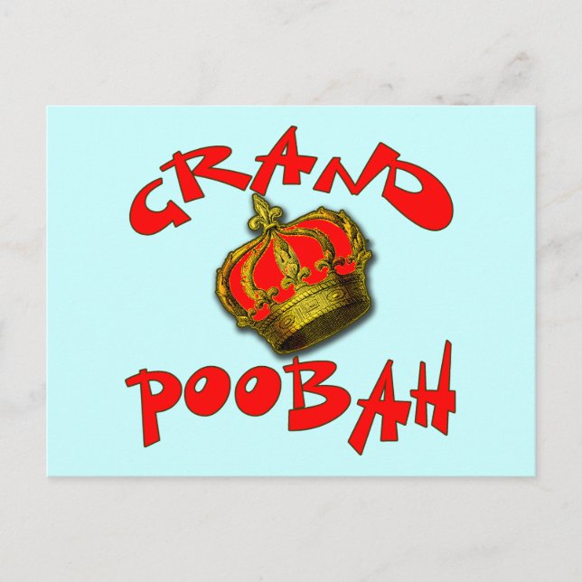 Grand Poobah with Crown Products Postcard (Front)