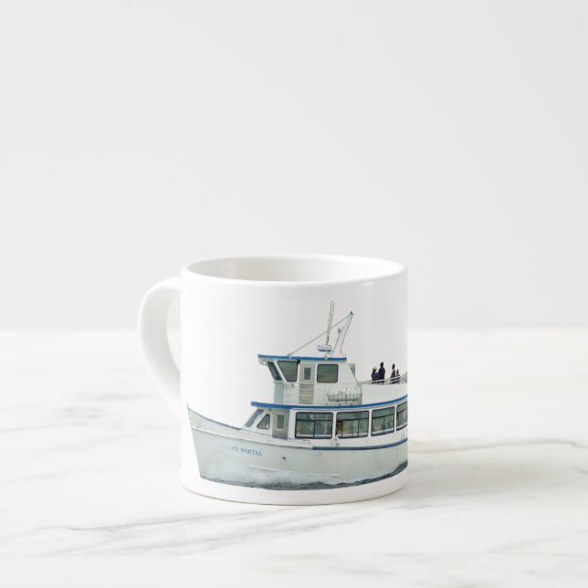 Grand Portal ship espresso mug (Front Left)