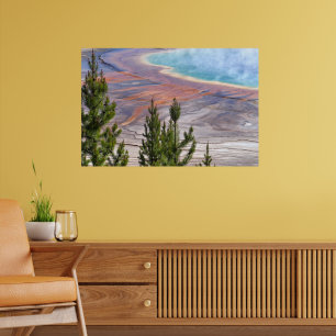 Grand Prismatic Overlook Poster