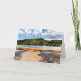Grand Prismatic Spring Folded Greeting Card