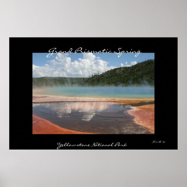 Grand Prismatic Spring Poster (Front)