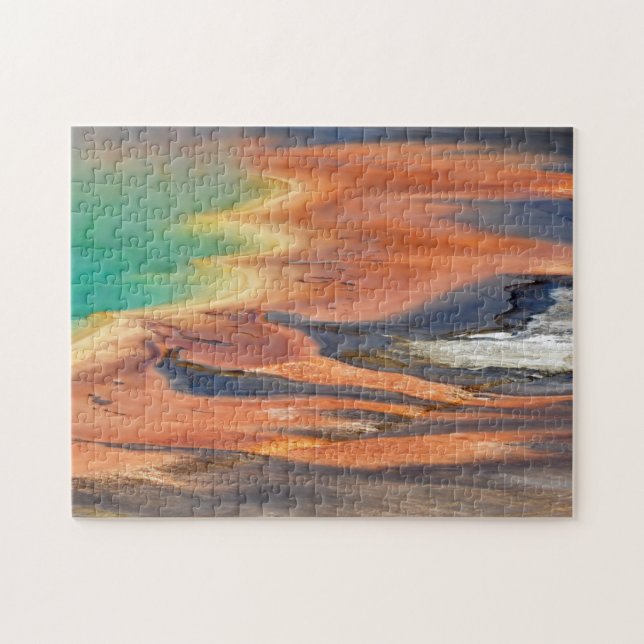 Grand Prismatic Spring Runoff Jigsaw Puzzle (Horizontal)
