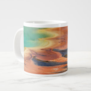 Grand Prismatic Spring Runoff Large Coffee Mug