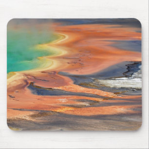 Grand Prismatic Spring Runoff Mouse Pad