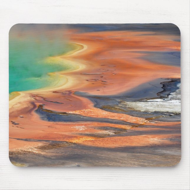 Grand Prismatic Spring Runoff Mouse Pad (Front)