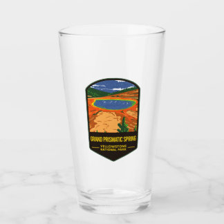 Grand Prismatic Spring Yellowstone National Park Glass