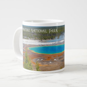 Grand Prismatic Spring Yellowstone National Park Large Coffee Mug