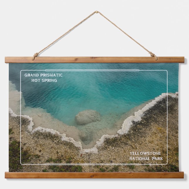 Grand Prismatic Yellowstone Hanging Tapestry (Front)